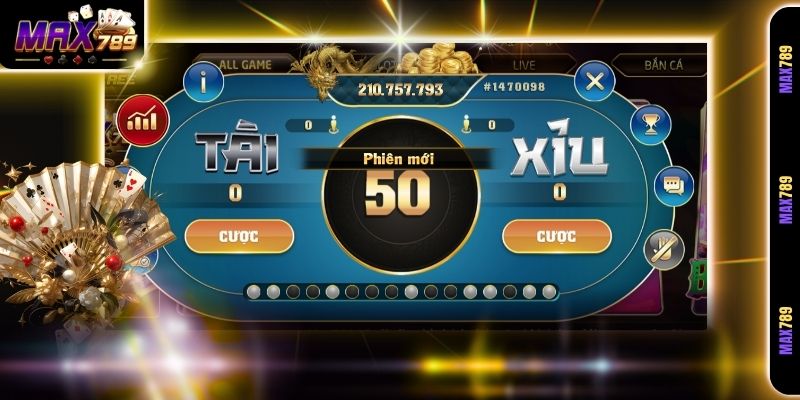 Tìm hiểu khái quát về cá cược tài xỉu Max789
