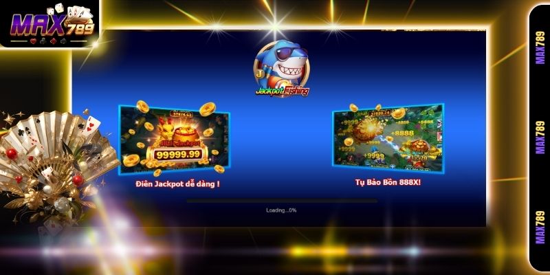 Trải nghiệm đổi thưởng Jackpot Fishing Max789 hấp dẫn